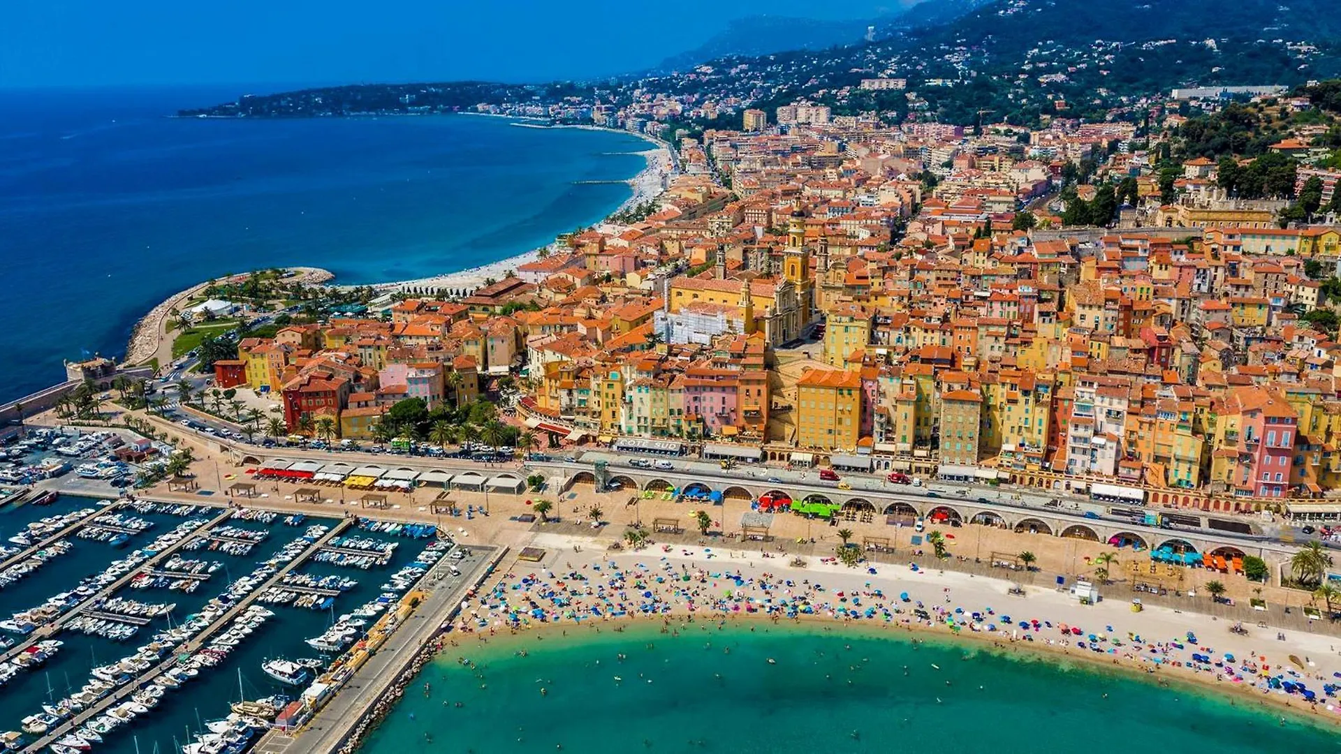 Apartment Menton # Monaco - F1 Gp - 4 Persons - Sea View - New - Parking - Clim - Premium - Beach And Sun France
